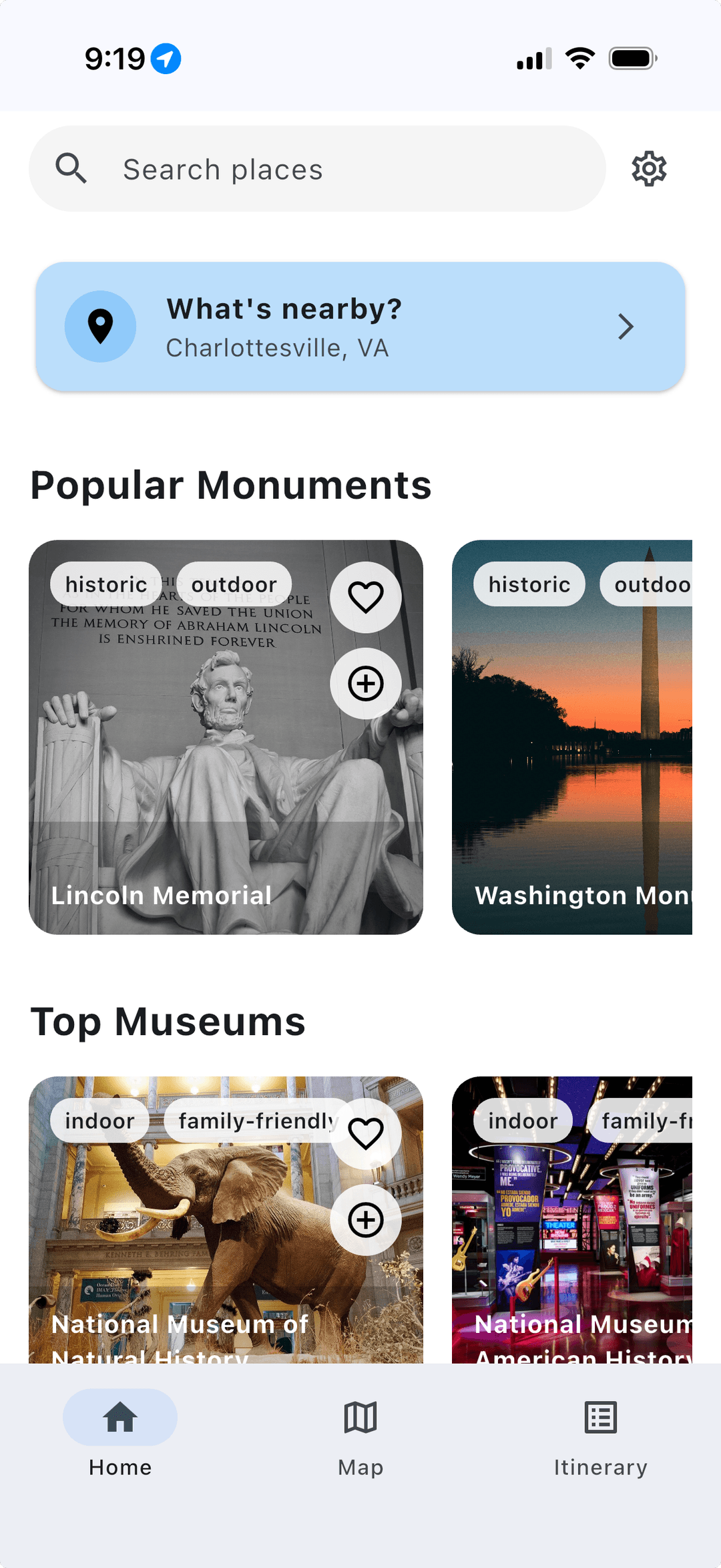 Landmark Discovery Hub screenshot